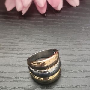 Tricolor Ring Size 10